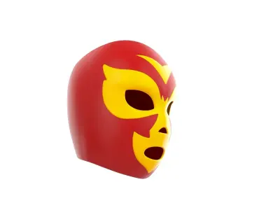 Wrestling Mask 3D model