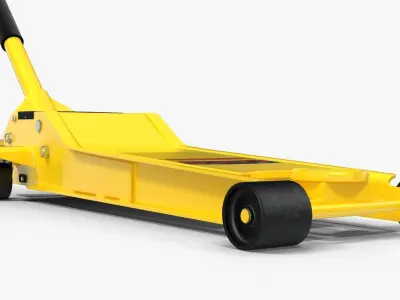 Jack Yellow Floor Low-poly 3D model