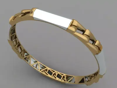 Bangle cartier-02 3D print model