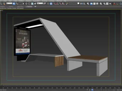 BUS STATION 9 3D model