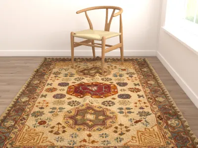 Rugs No 887 Low-poly 3D model