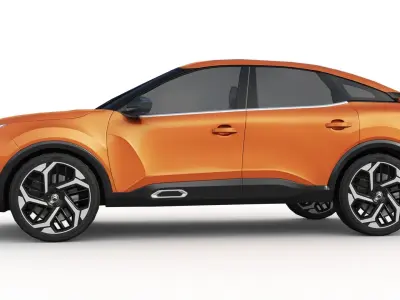 Citroen C4 2022 Low-poly 3D model