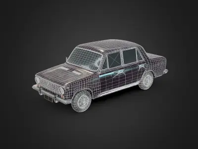 Lada 2101 Vaz PBR Low-poly 3D model