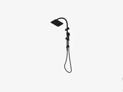 Shower - Twin - Luxury - Rapid Low-poly 3D model