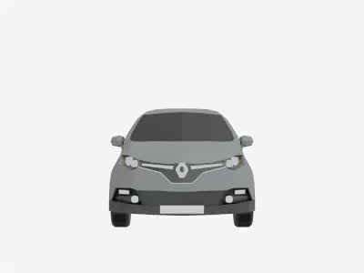 european car pack Low-poly 3D model