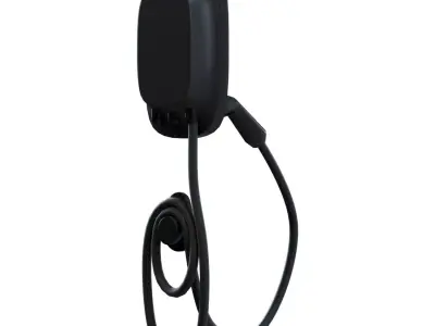 Saro Charging Home Wallbox Low-poly 3D model