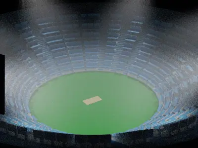 cricket stadium 3d model 3D print model
