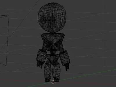 Troppoy Robot Free low-poly 3D model