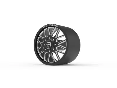 fuel off road FRONT FF66 wheel 3d print model 3D print model