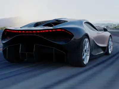 Bugatti Tourbillon 3D model