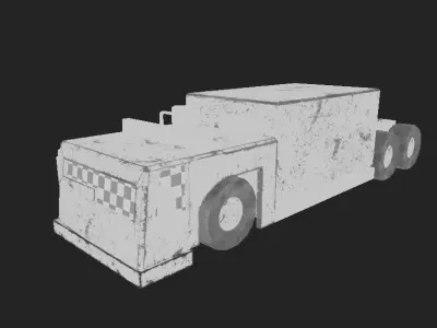 AIRPORT TRUCK 2 Low-poly 3D model