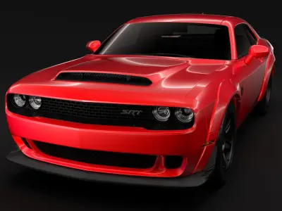 Dodge Challenger SRT Demon 2018 3D model