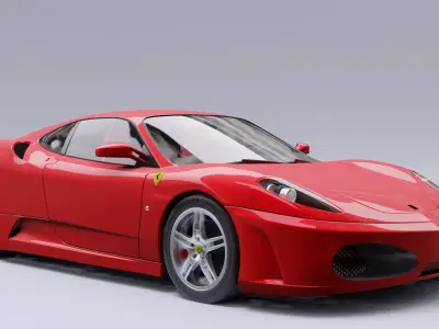 Ferrari F430 model in Blender 3D 3D model