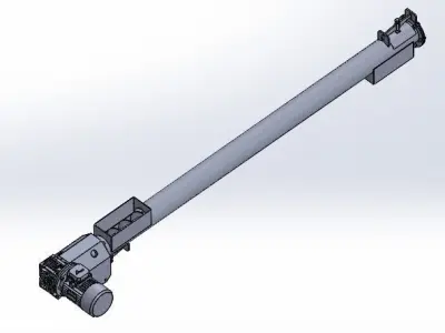 Spiral loading  machine 3D model