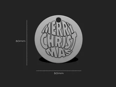 Christmas Ornament - Pendant -  Christmas Tree  - Decor - 03 3D print model