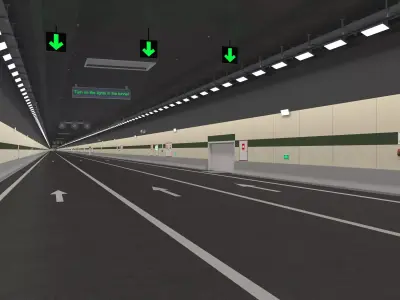 Tunnel Highway 3D model