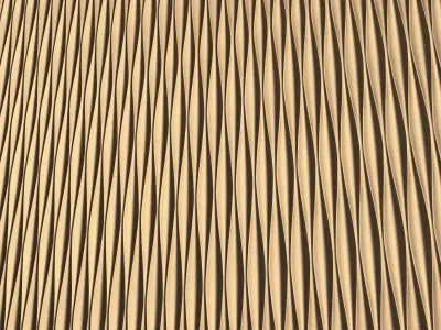 3D Wall Panel 01 Low-poly 3D model