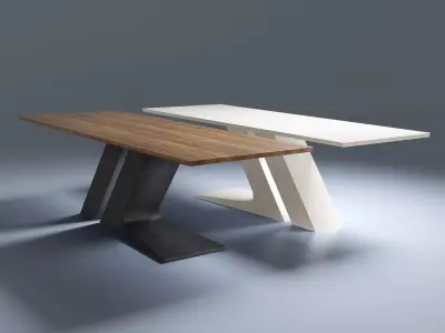 TL two modern tables 3D model