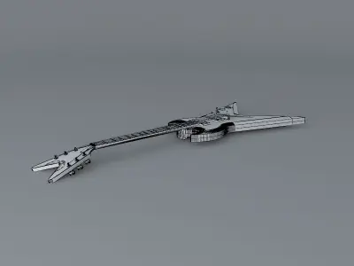 Dean Splittail model guitar Free 3D model