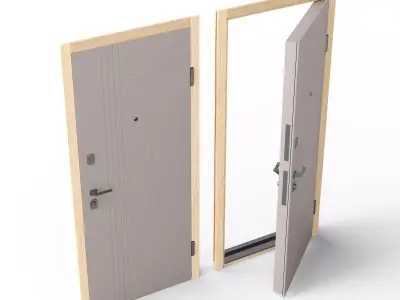 Hevas Door 3D model