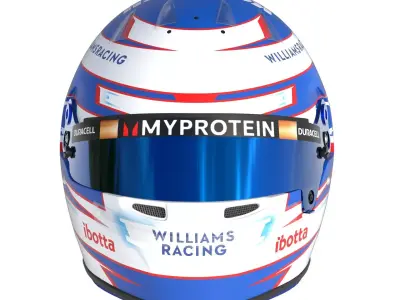 F1 Logan Sergeant Helmet 2024 3D model