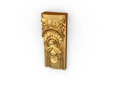 Classic decor ornament carved 29 3D model