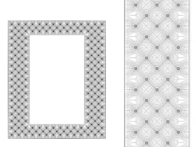 Restoration hardware mirror low poly 3d model Low-poly 3D model