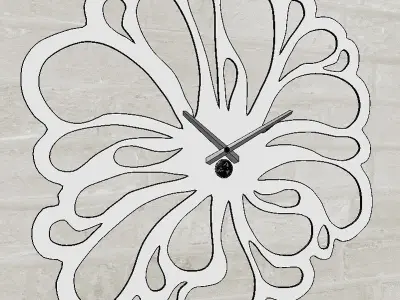 Funny wall clock collection Free 3D model