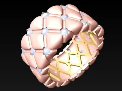 Diamond Ring  - N222239 3D print model