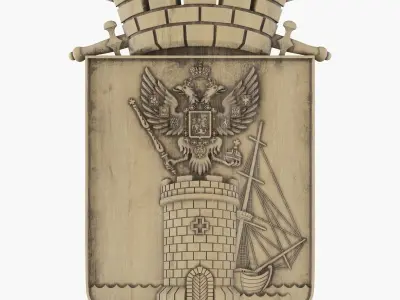 The coat of arms of Theodosius 3D print model