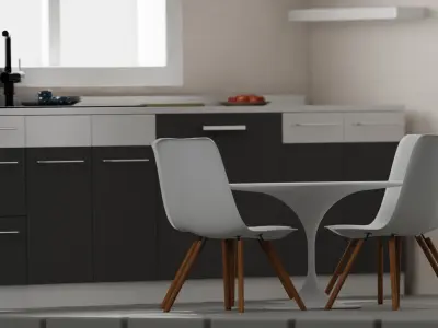 Apartment interior 3D model purchase