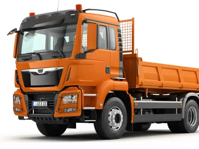 Dump Truck 4X2 3D model