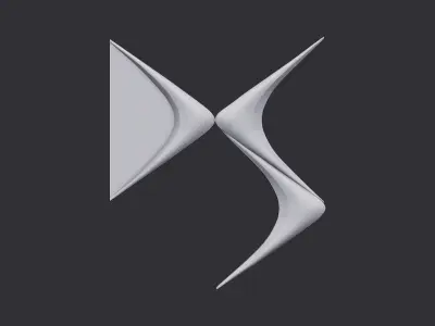 DS Automotive Logo 3D print model
