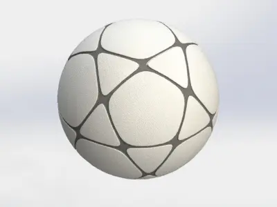 Soccer Ball 3D model 15
