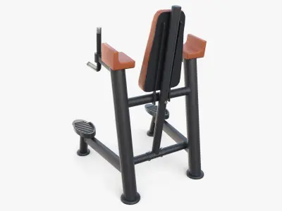 Chin up and dip station v2 3D model