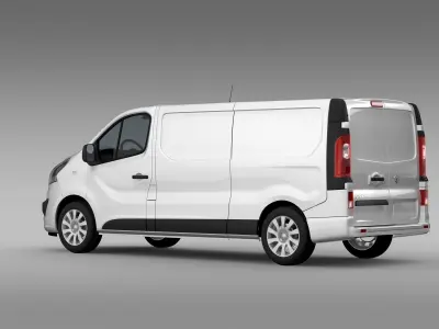 Vauxhall Vivaro 2017 L2H1 3D model