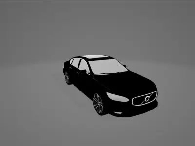Car 3D Model With texture  Low-poly 3D model