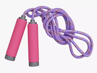Rope skipping 3D model