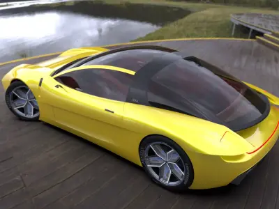 Coupe Concept Design 3D model