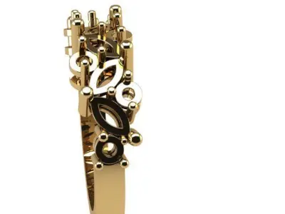 Engagement ring  3D print model