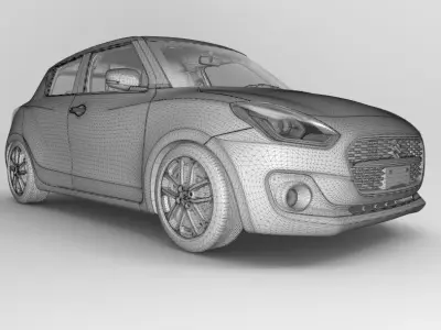 Suzuki Swift 2020 Interior 3D model