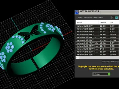 BUTTERFLY DESIGN RING 3D PRINTABLE MODEL  3D print model