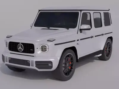 Mercedes-Benz G63 AMG Low-poly 3D model