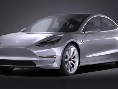 Tesla Model 3 2018 3D model