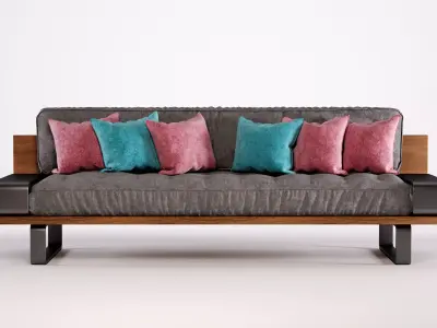 Kartell Soft Sofa Free 3D model