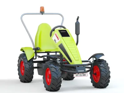 Pedal Car BERG Claas BFR 3D model