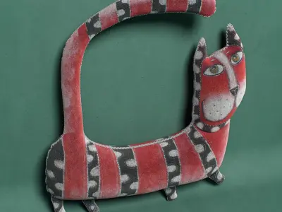 kids cat toy 01 3D model