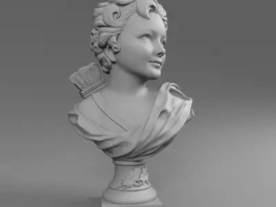 Bust of Cupid  3D print model