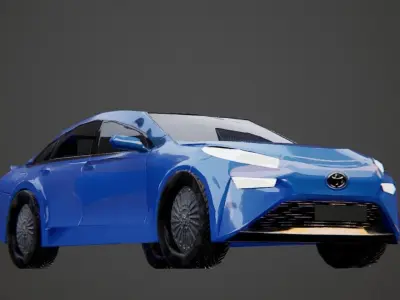 Toyota Mirai Car Low-poly 3D model