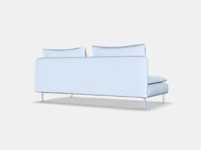 SODERHAMN 3-seat section 5 Low-poly 3D model